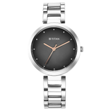 Titan Workwear Black Silver Women’s Watch NU2480SM13