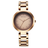 Titan Workwear Beige Women’s Watch NU2480WM06