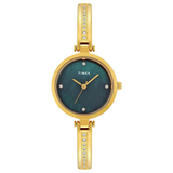 Timex Mother of Pearl Green Dial Women Watch TWEL200SMU03