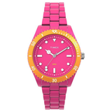 Timex Trend Pink Round Dial Women’s Watch TW2Y04600UJ