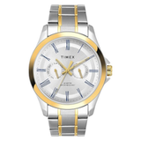 Timex Silver Dial Day-Date Men Watch TW000X134