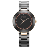 Titan Purple Ceramics Black Women’s Watch NU95189KC02