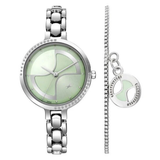 Fastrack Pulse Green Dial Girls Watch NU6311SM01F