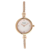 Titan White Dial Rose Gold Women’s Watch NU2586WM01