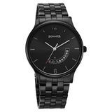 Sonata Black Dial Men's Watch NU77105NM01