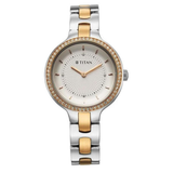 Titan Glamour White Dial Women’s Watch NU95333KM01