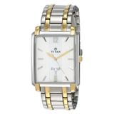 Titan Silver Dial Day-Date Men’s Watch NU1506BM01