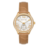 Michael Kors Sage Leather Watch for Women MK4819