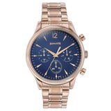 Sonata Blue Dial Silver Strap Men's Watch NU77146WM01