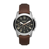 Fossil Grant Chronograph Leather Watch for Men FS4813