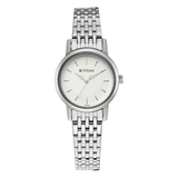 Titan Silver Dial Women’s Watch 2593SM04