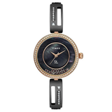 Timex Fria Women Black Round Analog Watch TWEL16500