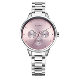 Titan Razzle Dazzle Pink Silver Women’s Watch NU2648SM13