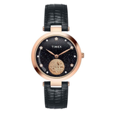 Timex Cosmic Awe Black Round Dial Women Watch TWEL19203