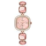 Timex Fria Women Pink Square Analog Watch TWEL17101
