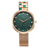 Fastrack Fleek Green Dial Girls Watch NU6300WM02