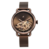 Fastrack Automatics Brown Girls Watch NU6288QM01