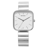 Titan Purple Stackables White Dial Women’s Watch NT2715SM01F