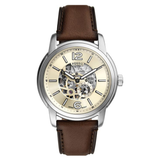Fossil Heritage Automatic Brown Leather Watch ME3264