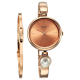 Titan Raga Power Pearls Rose Gold Dial Women's Watch NU2720WM01F