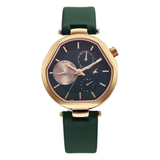 Fastrack Tick Tock Green Girls Watch 6319WL02