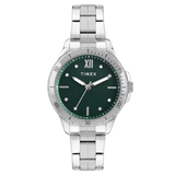 Timex Green Round Dial Women’s Watch TWEL232SMU03