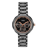 Timex Multifunction Black Dial Women’s Watch TW000Z304