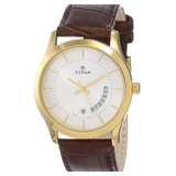 Titan Leather Men’s Watch NU1823YL01