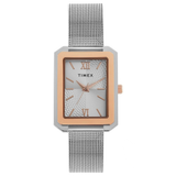 Timex Silver Rectangle Dial Analog Women’s Watch TWEL233SMU03