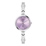 Timex Fria Purple Round Dial Women Watch TWEL18300
