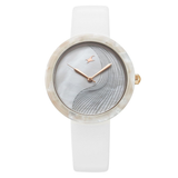 Fastrack Younique Mother of Pearl Girls Watch NU68035KL01