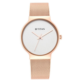 Titan Slimline Silver Dial Women’s Watch 95141WM01