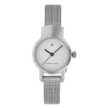 Fastrack Quartz Analog White Dial Girls Watch NR2298SM02