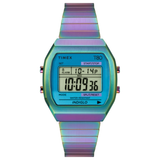 Timex 80 Silver Digital Unisex Watch 36mm Expansion Band