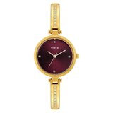Timex Maroon Dial Women Watch TWEL200SMU04