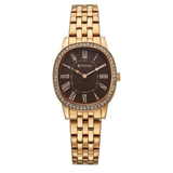 Titan Glamour Brown Dial Women’s Watch NU95332WM01