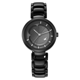 Fastrack Uptown Retreat Black Girls Watch NU6277NM01