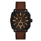 Fossil Machine Leather Watch for Men FS6101