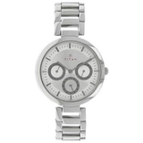 Titan Quartz Silver Dial Women’s Watch 2480SM03