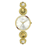 Timex Fria Silver Round Dial Women’s Watch TWEL16400