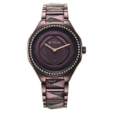 Titan Purple Glitz Purple Women’s Watch NS95206QM01