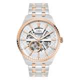 Timex Signio Silver Round Automatic Men’s Watch TWEG34000