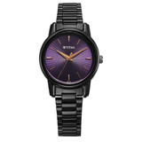 Titan Karishma Purple Black Women’s Watch NU2760NM01
