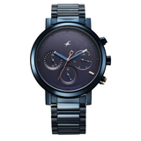 Fastrack Tick Tock Blue Dial Guys Watch NU3287KM08