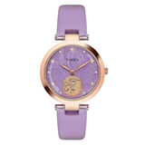 Timex Cosmic Awe Lavender Round Dial Women Watch TWEL19200