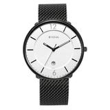 Titan Minimals White Dial Men’s Watch NU1849NM01