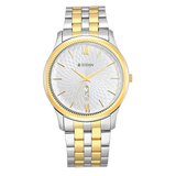 Titan Silver Dial Day-Date Watch 1824BM02