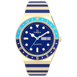 Q Timex Malibu Blue 36mm Women’s Watch TW2V38500UJ