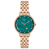Timex Cosmic Awe Green Round Women’s Watch TWEL19103