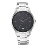 Titan Minimals Metal Strap Analog Watch for Men NS1806NM01